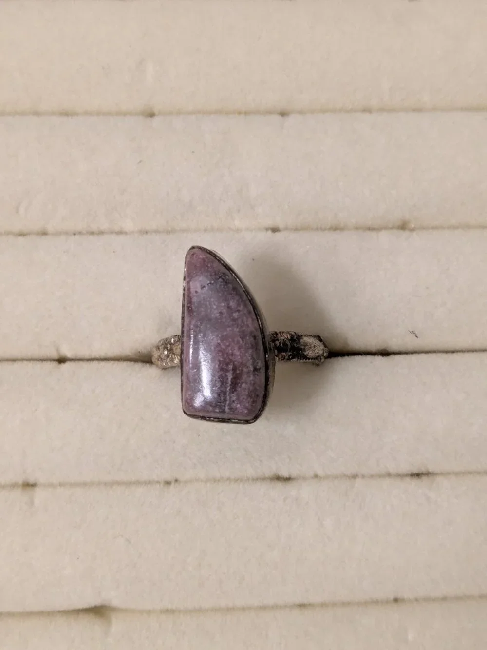 925 Silver Ring With Stone Size 9